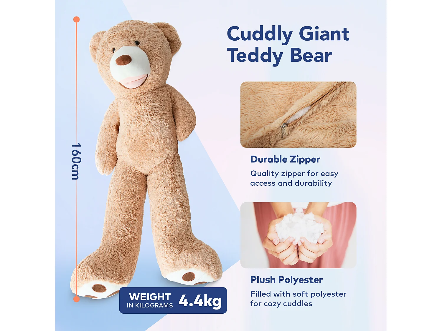 Gigantischer Plüschteddybär