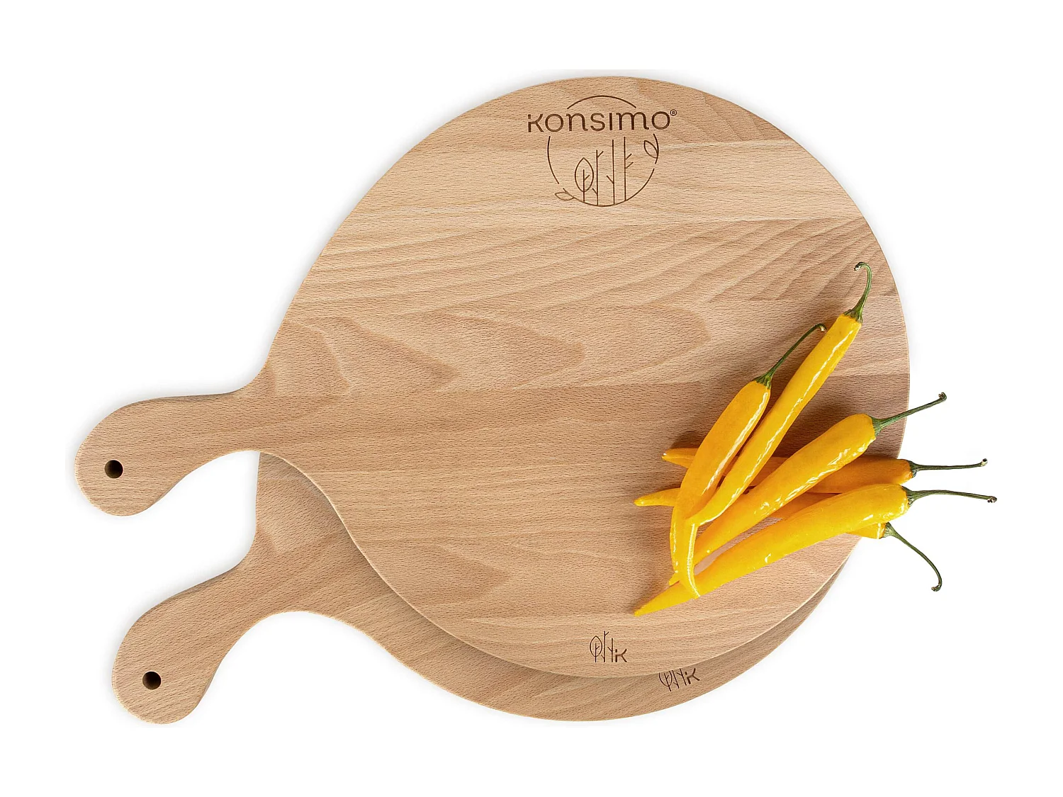 Pizzabrett (2 Stk.) - Buche geölt - LESTE