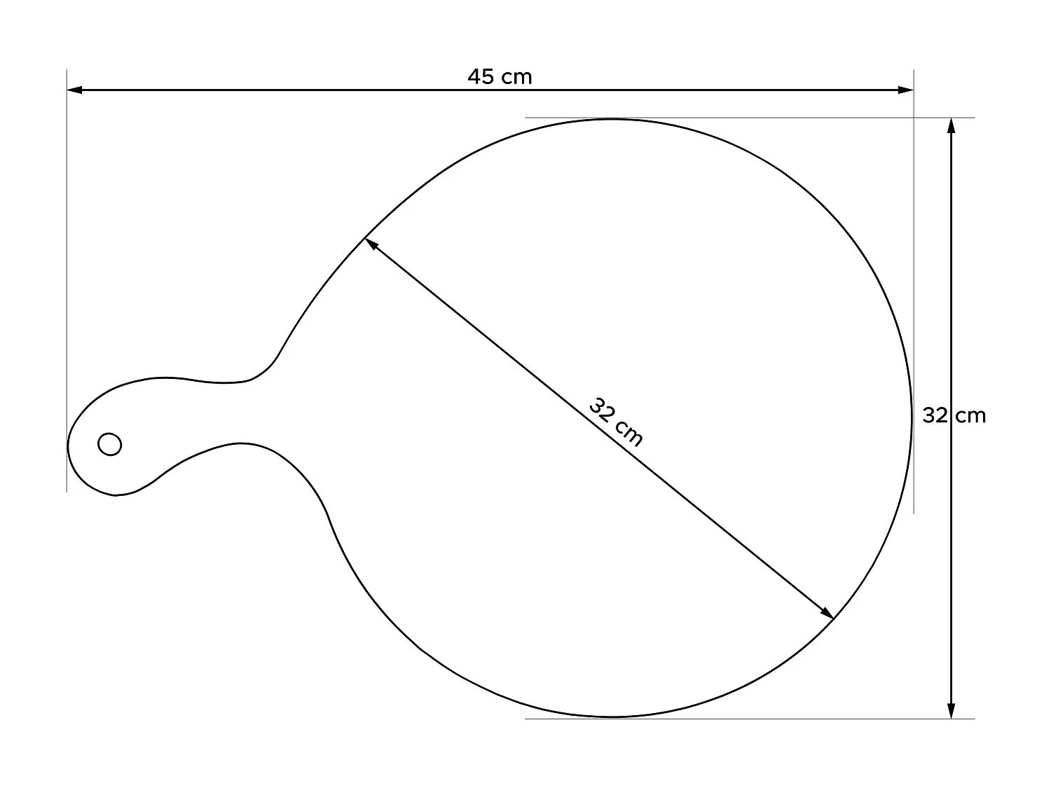 Pizzabrett (2 Stk.) - Buche geölt - LESTE