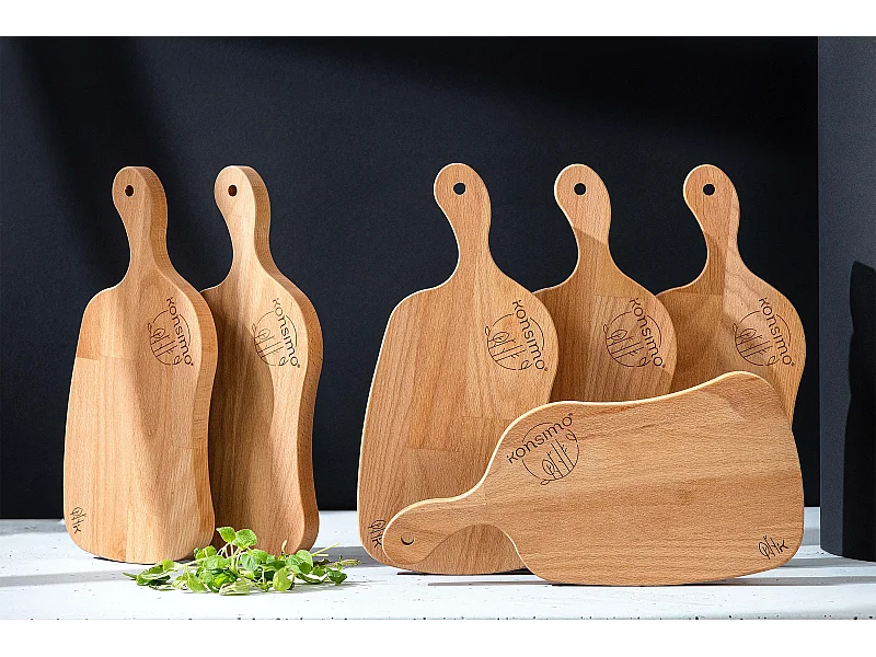 Frühstücksbrettchen-Set (6tlg.) - Buche geölt - LIVO