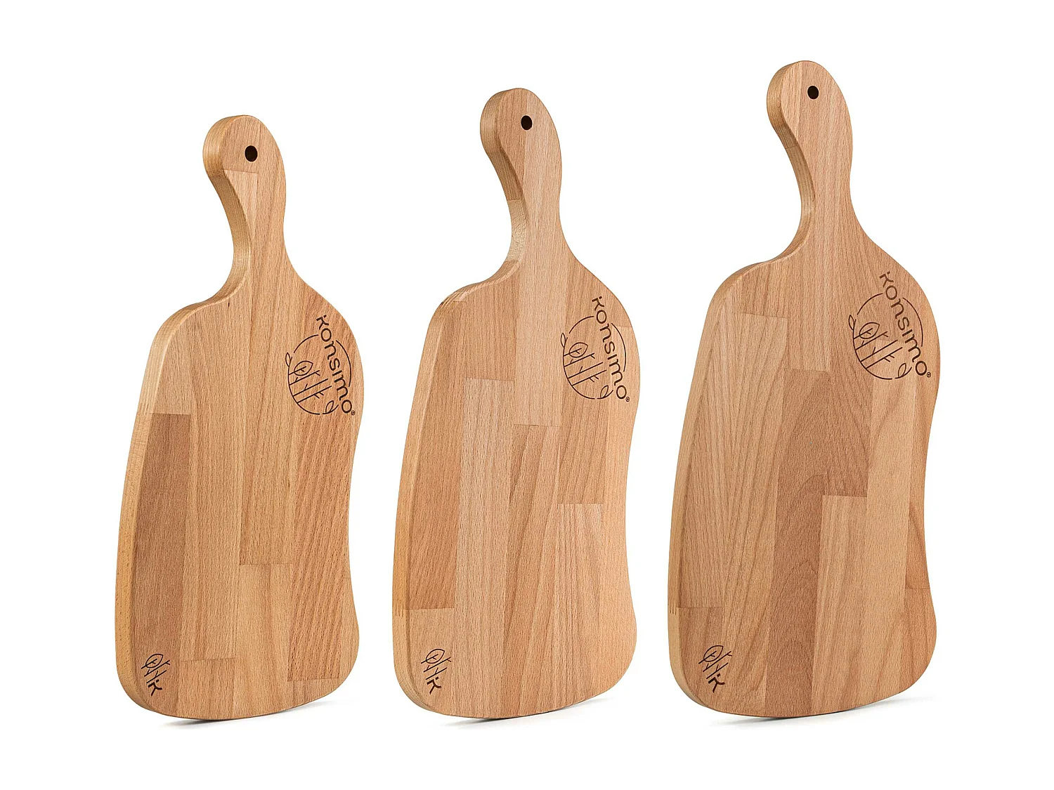 Schneidebrettset (3tlg.) - Buche geölt - LIVO