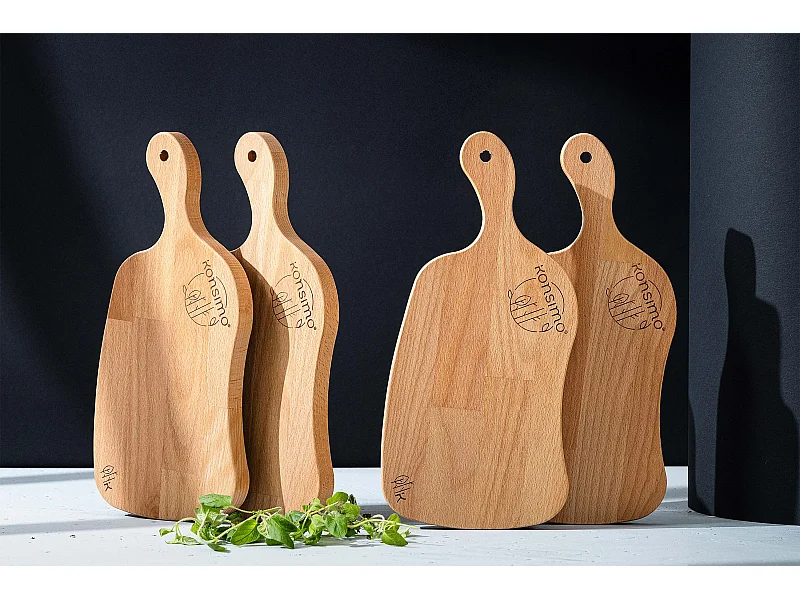 Frühstücksbrettchen-Set (4tlg.) - Buche geölt - LIVO