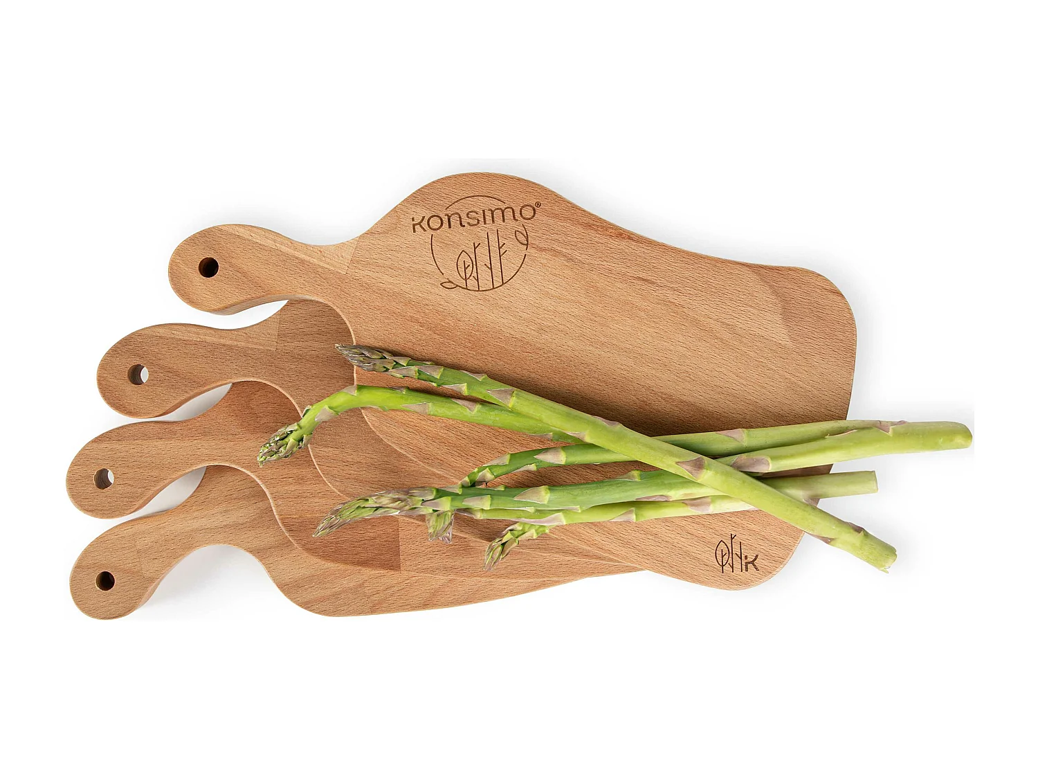 Frühstücksbrettchen-Set (4tlg.) - Buche geölt - LIVO