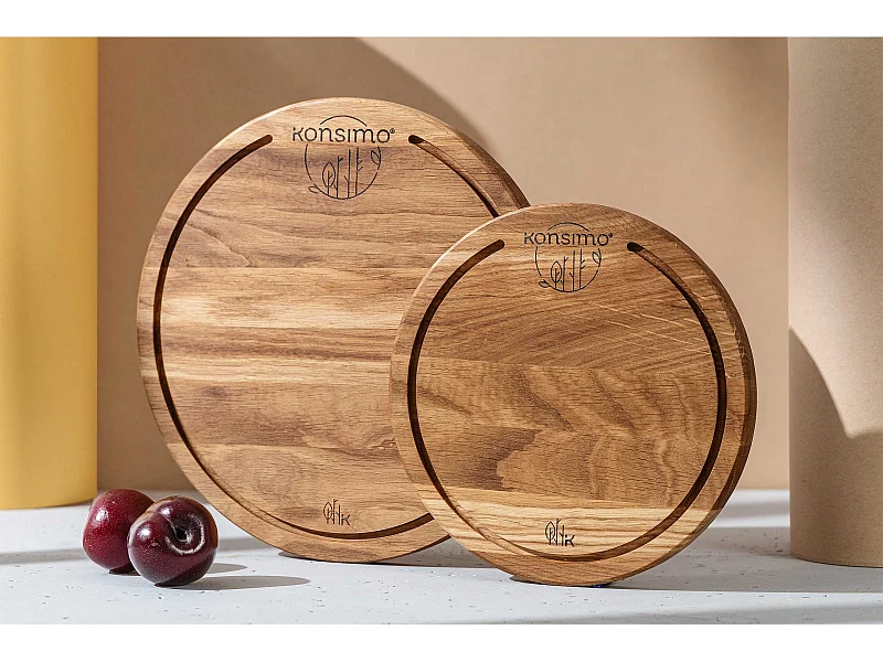 Schneidebrett (2 Stück) - Eiche geölt - LESTE