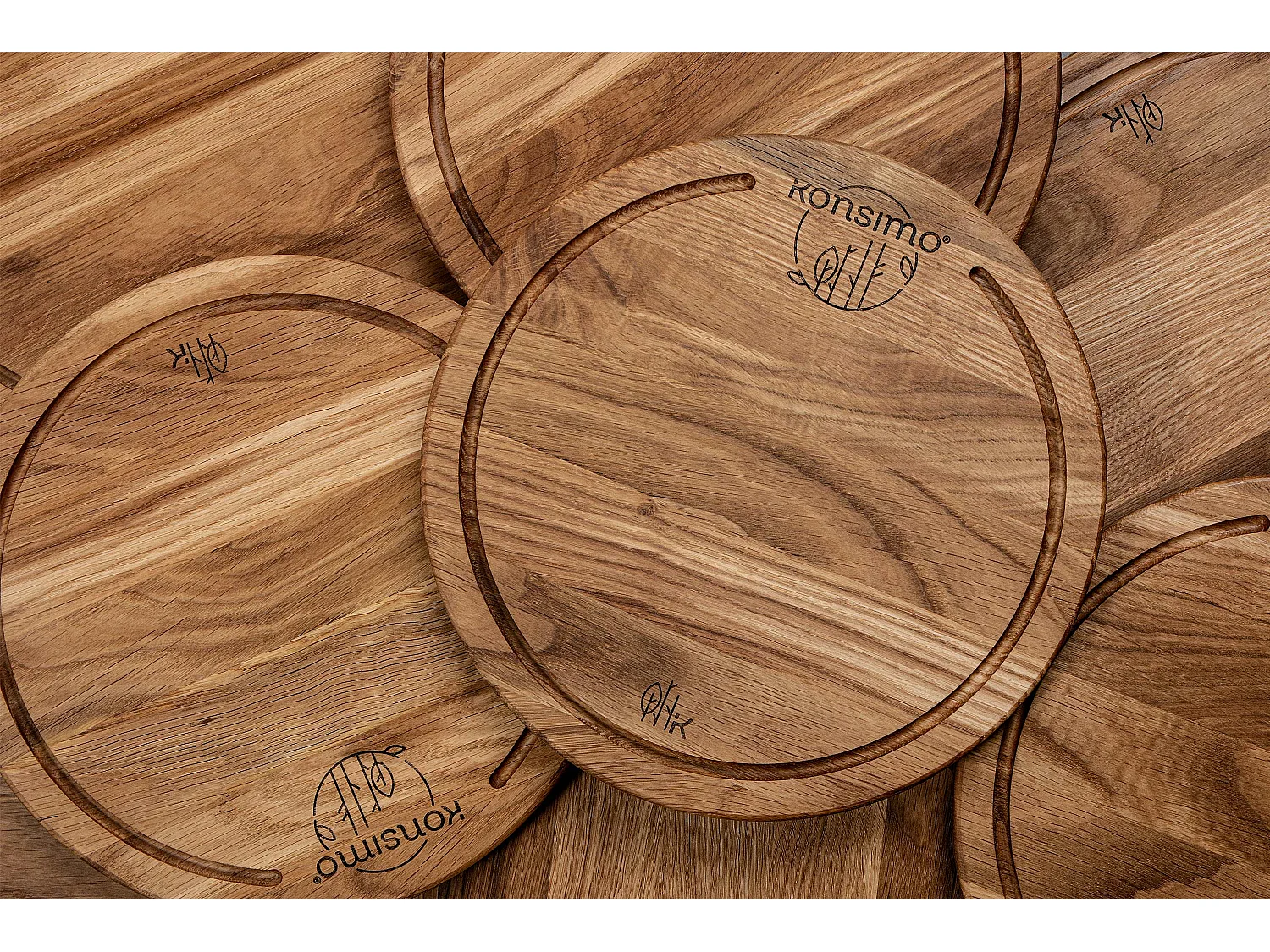 Schneidebrett (2 Stück) - Eiche geölt - LESTE