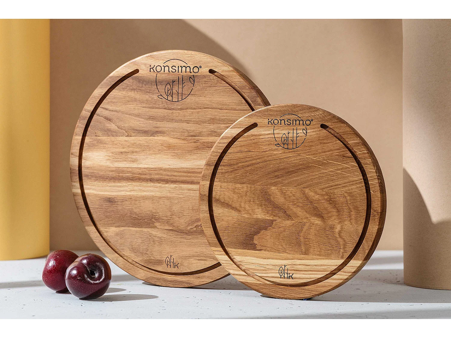 Schneidebrett (2 Stück) - Eiche geölt - LESTE