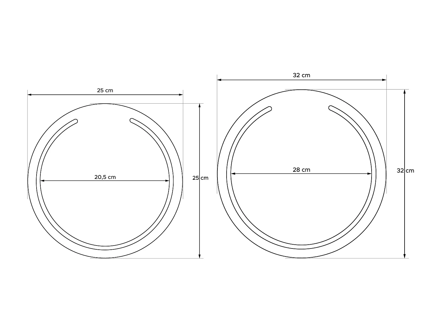 Schneidebrett (2 Stück) - Eiche geölt - LESTE
