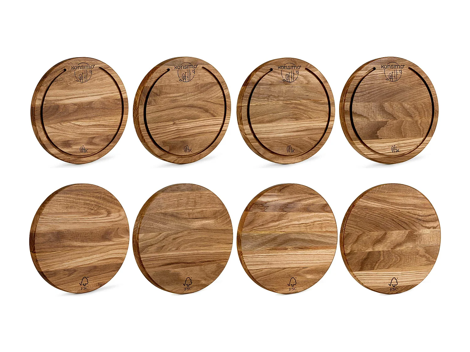 Schneidebrett (4tlg.) - Eiche geölt - LESTE