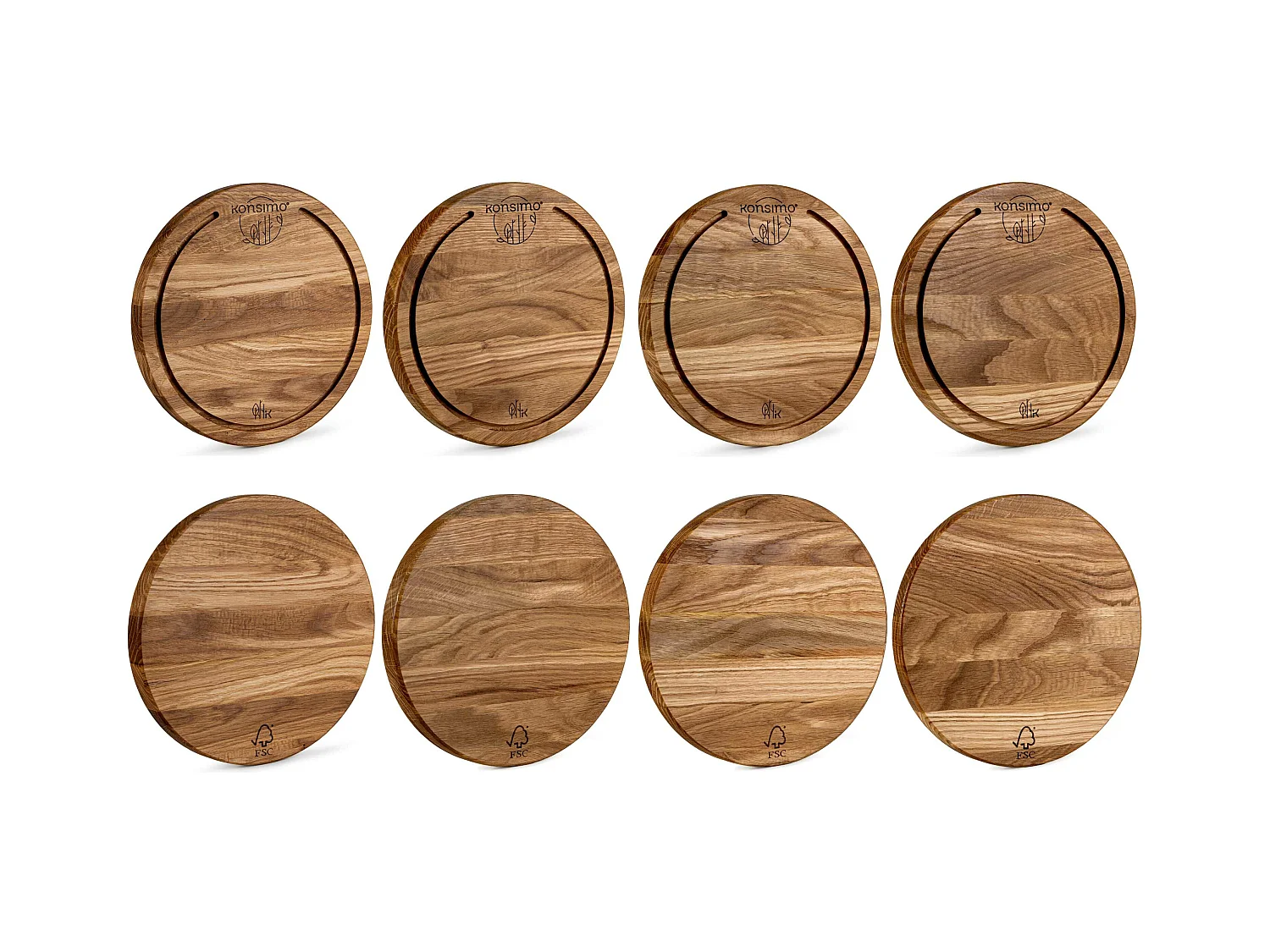 Schneidebrett (4tlg.) - Eiche geölt - LESTE