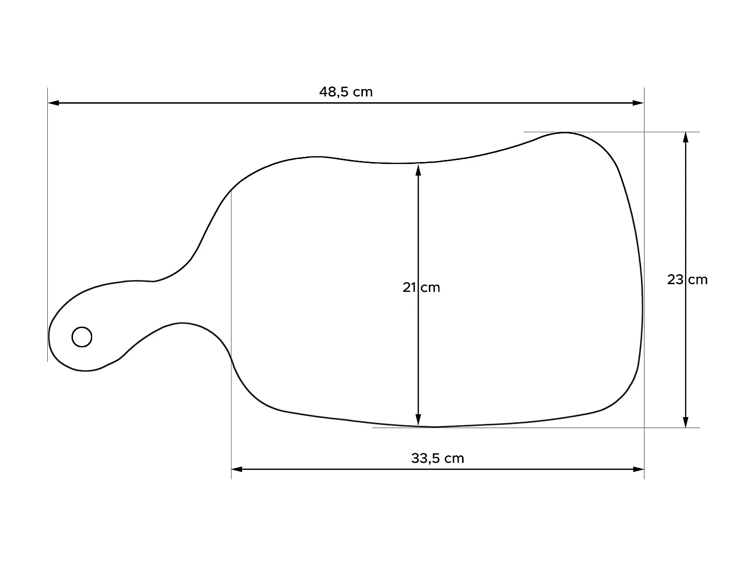 Schneidebrett - Eiche geölt - LIVO
