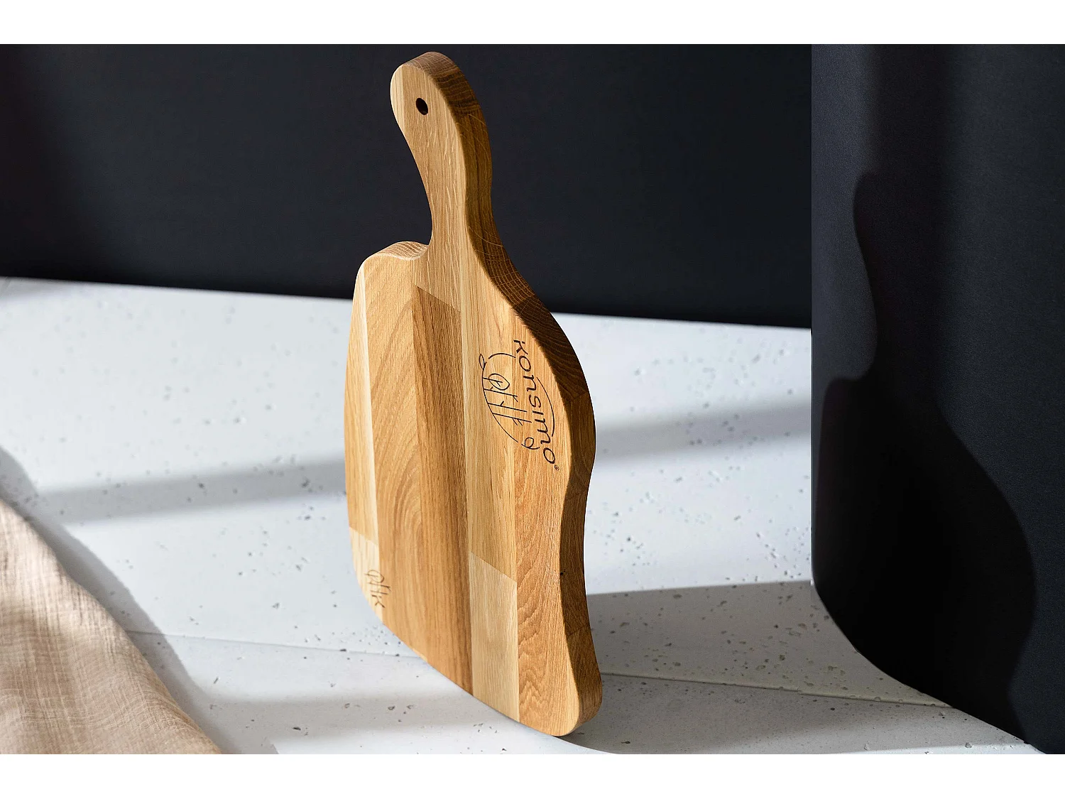 Schneidebrett-Set (3tlg.) - Eiche geölt - LIVO