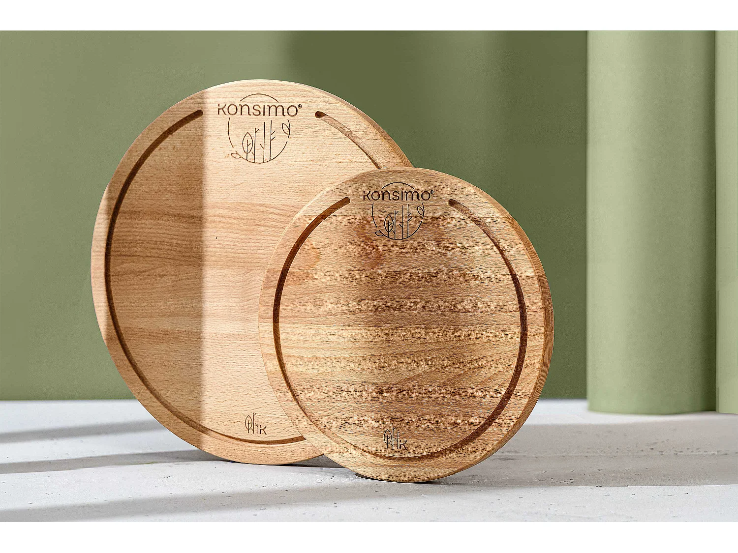 Schneidebrett (2-tlg.) - Buche geölt - LESTE