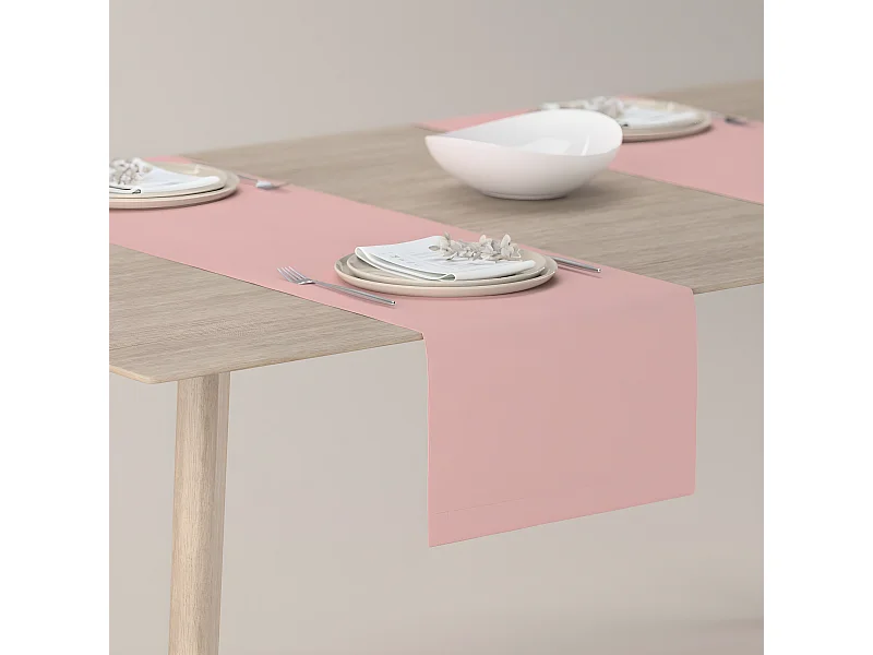 TISCHLÄUFER Loneta, rosa, 40x130 cm