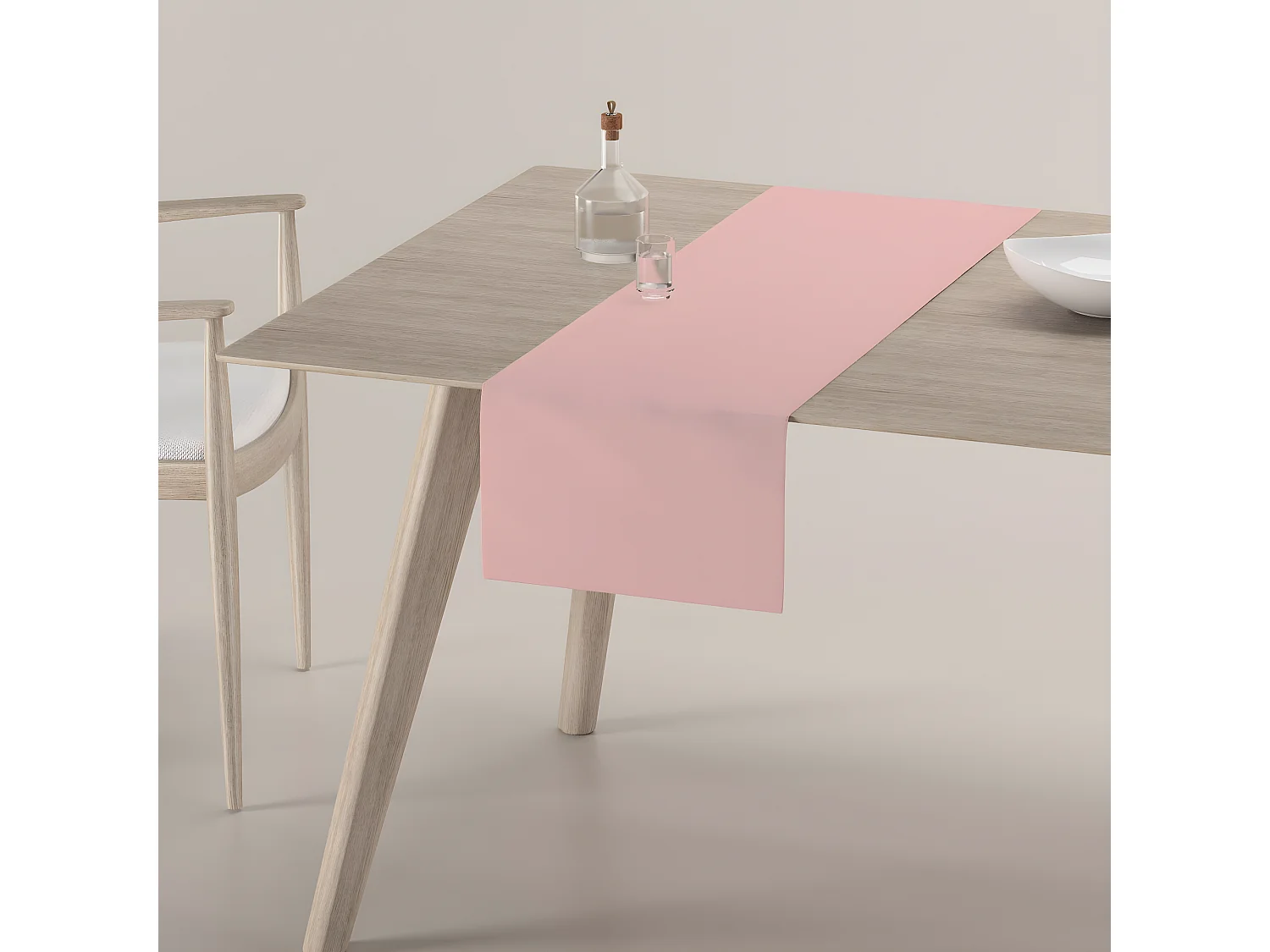 TISCHLÄUFER Loneta, rosa, 40x130 cm