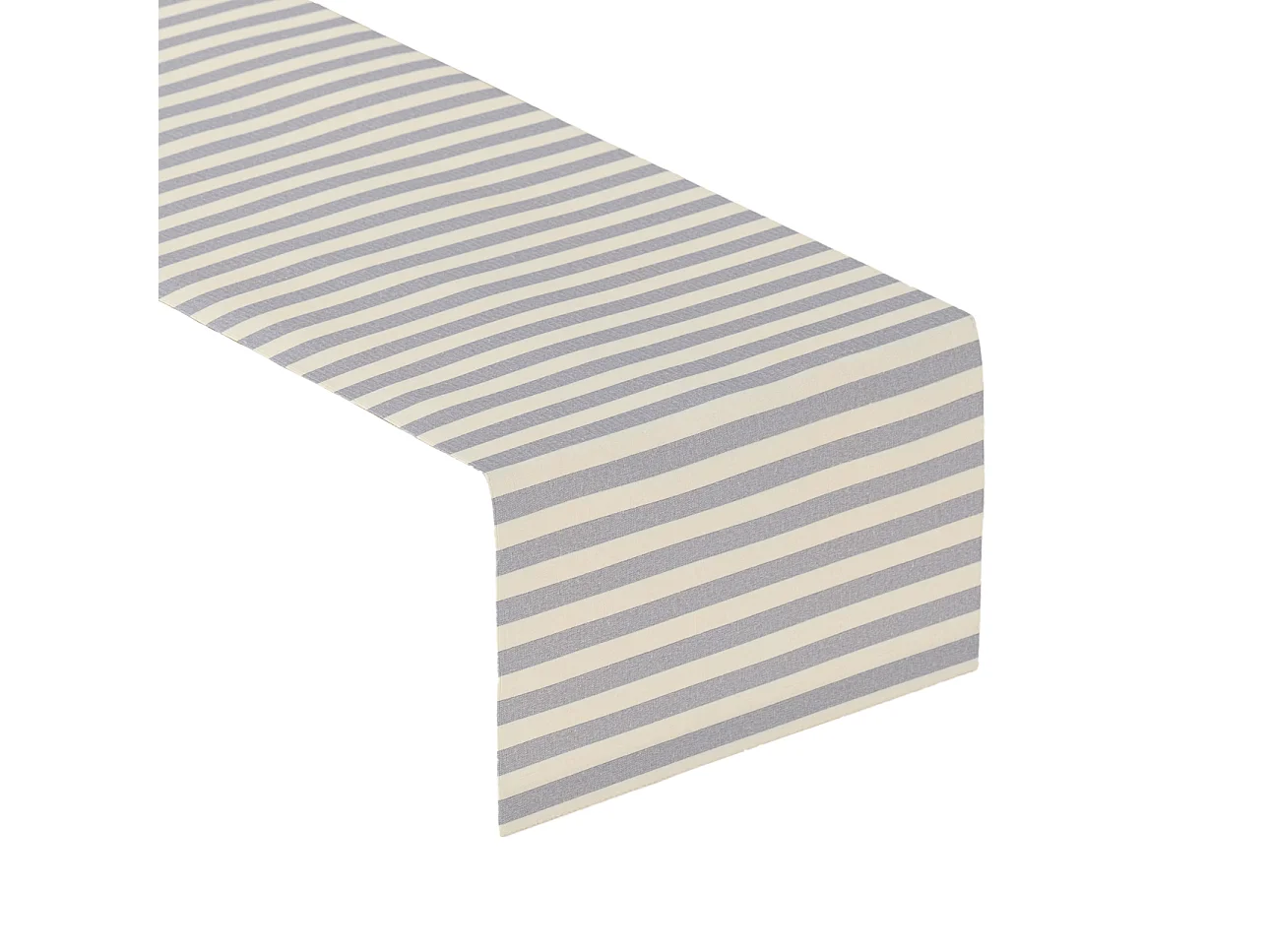 TISCHLÄUFER Quadro, dunkelblau und ecru, 40x130 cm