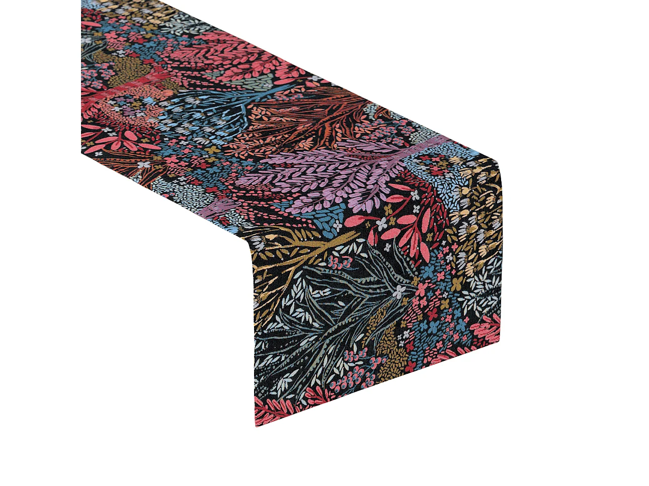 TISCHLÄUFER Intenso Premium, schwarz und blau, 40x130 cm