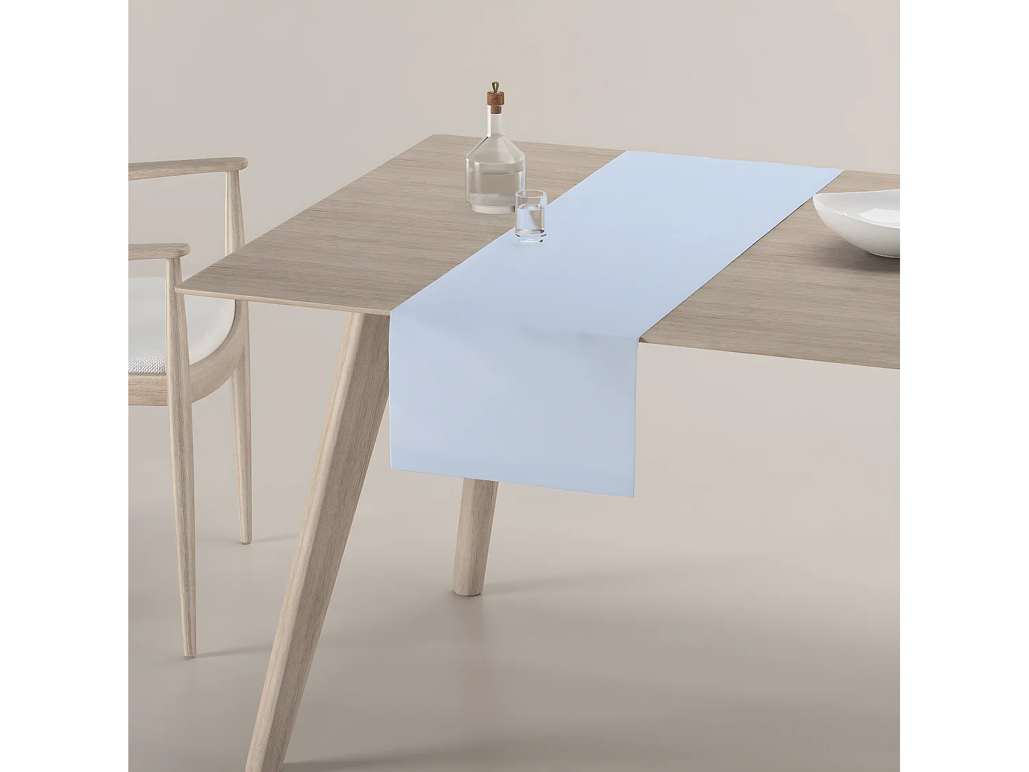 TISCHLÄUFER Loneta, blau, 40x130 cm