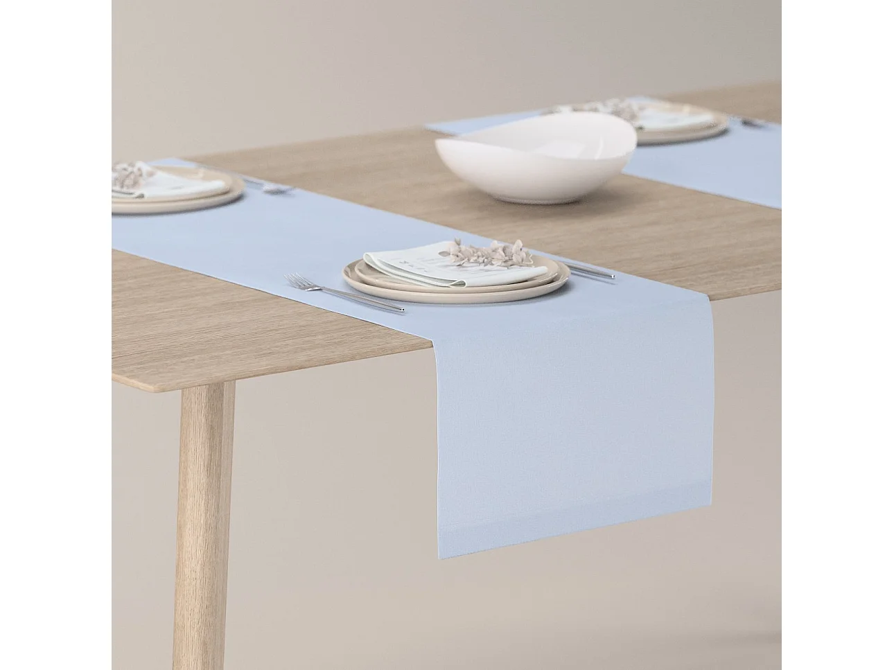 TISCHLÄUFER Loneta, blau, 40x130 cm