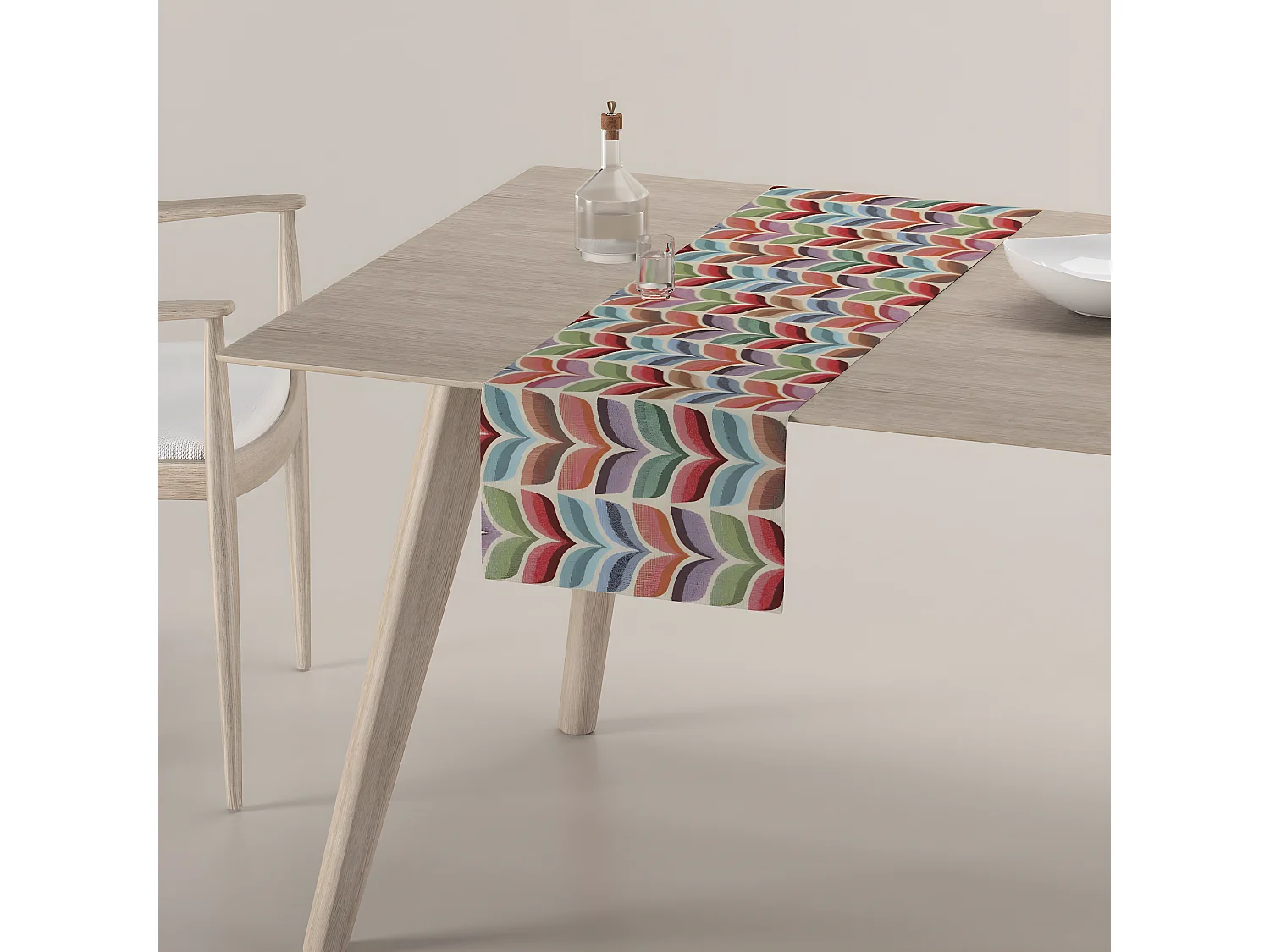 TISCHLÄUFER Intenso Premium, rosa und blau, 40x130 cm