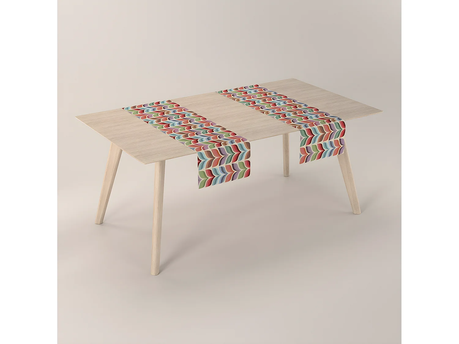 TISCHLÄUFER Intenso Premium, rosa und blau, 40x130 cm