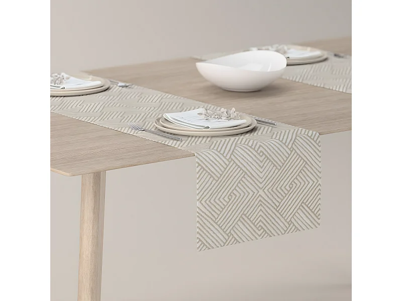 TISCHLÄUFER Sunny, beige, 40x130 cm