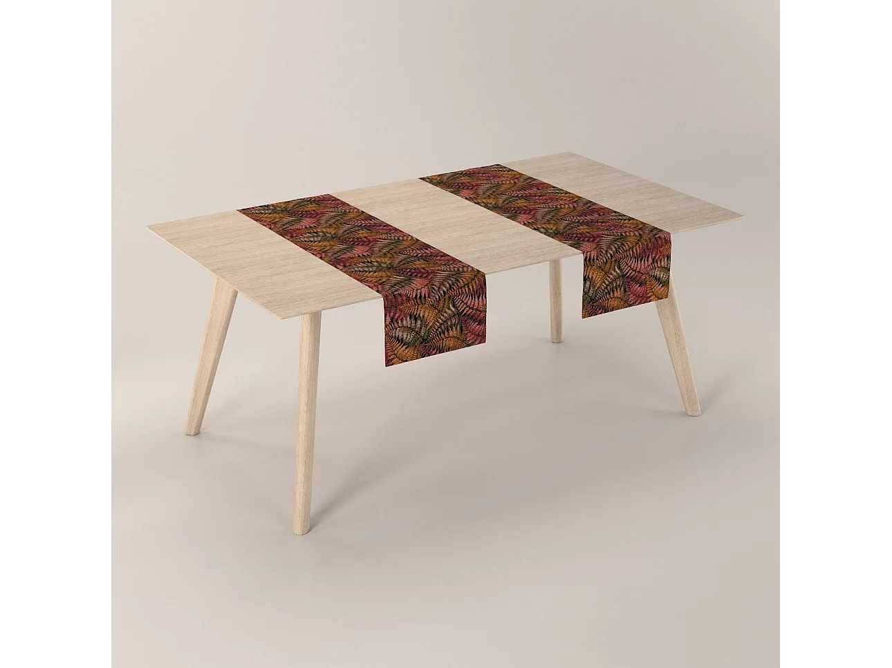 TISCHLÄUFER Intenso Premium, gold und rot, 40x130 cm