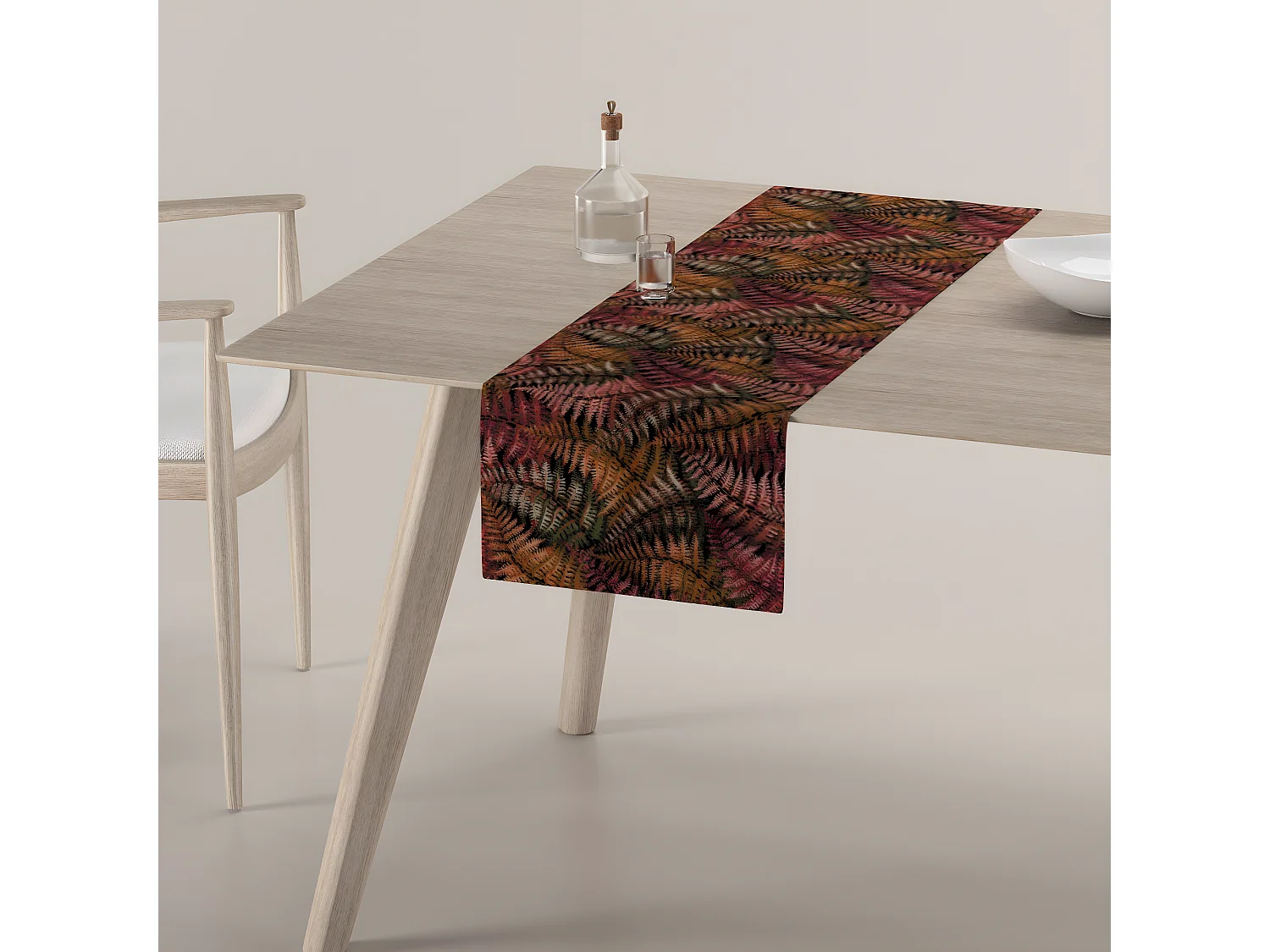 TISCHLÄUFER Intenso Premium, gold und rot, 40x130 cm