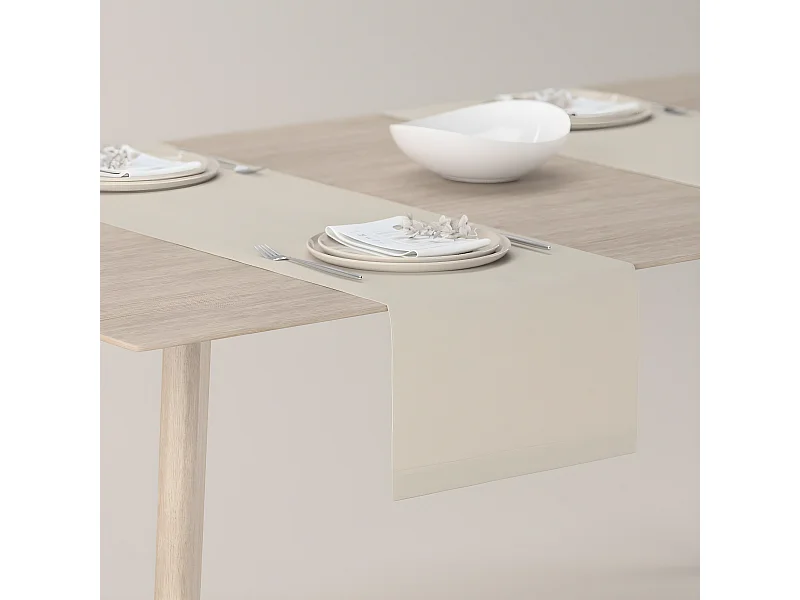 TISCHLÄUFER Leinen, natur, 40x130 cm