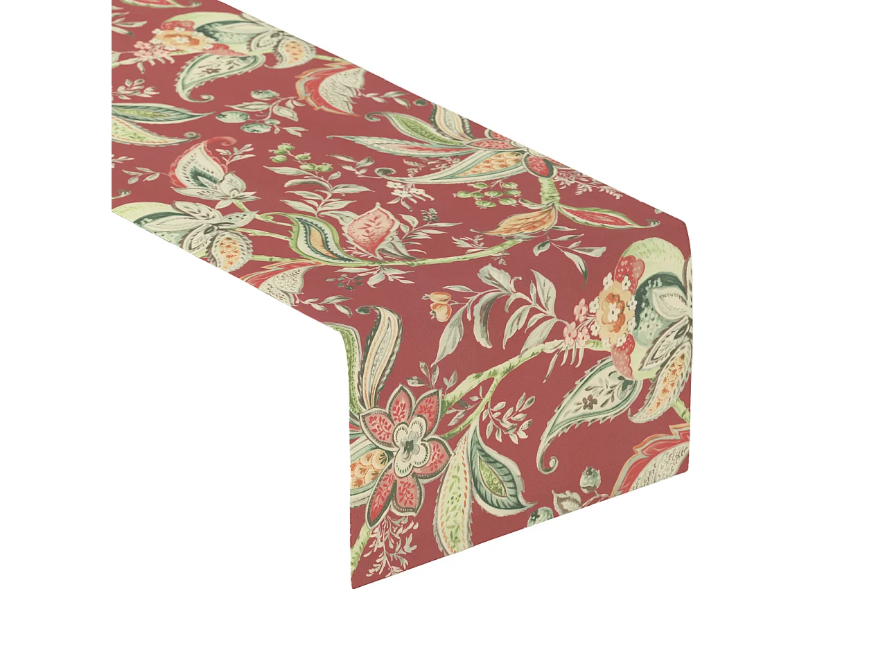 TISCHLÄUFER Gardenia, rot, 40x130 cm