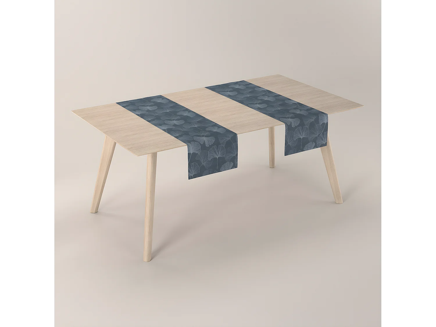 TISCHLÄUFER Venice, schwarz, 40x130 cm