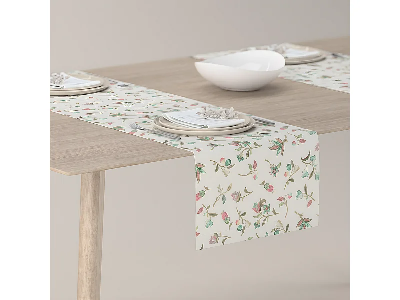 TISCHLÄUFER Londres weiß, 40x130 cm