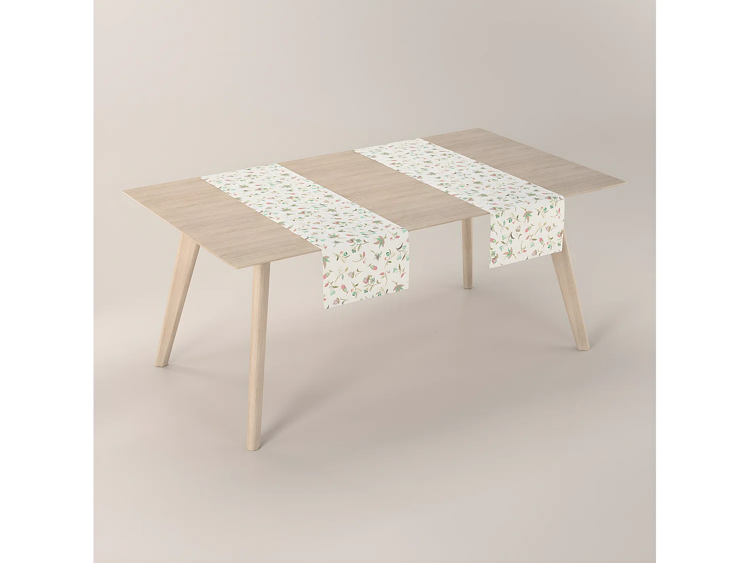 TISCHLÄUFER Londres weiß, 40x130 cm