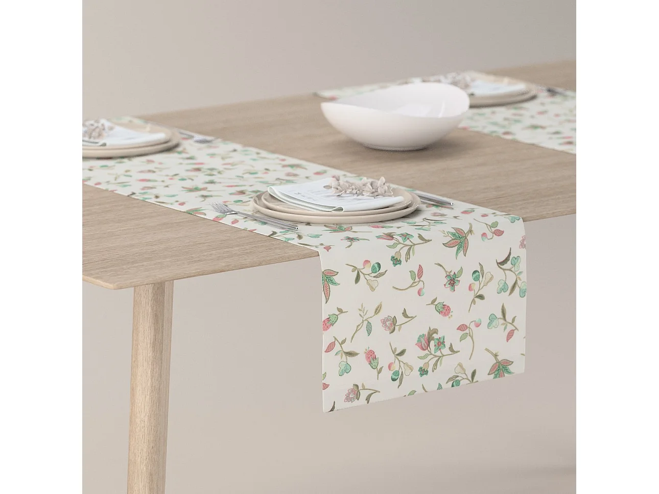 TISCHLÄUFER Londres weiß, 40x130 cm