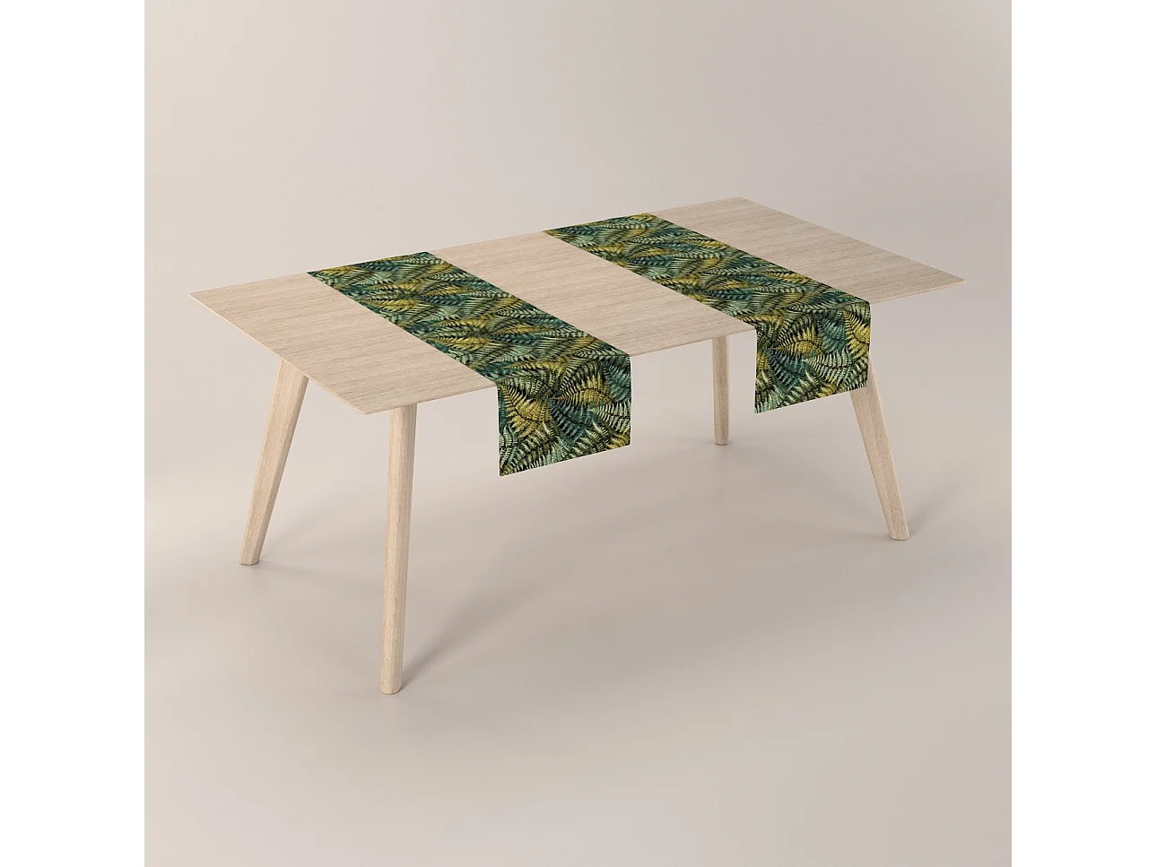 TISCHLÄUFER Intenso Premium, grün und schwarz, 40x130 cm