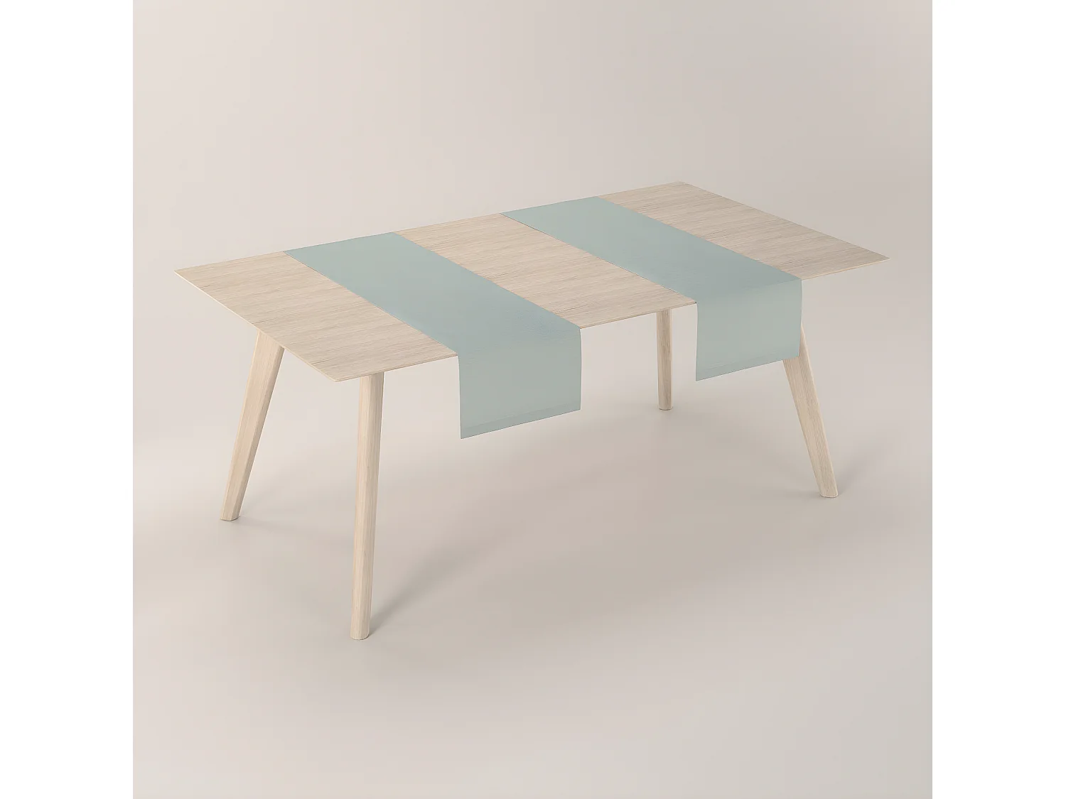 TISCHLÄUFER Leinen, grau, 40x130 cm