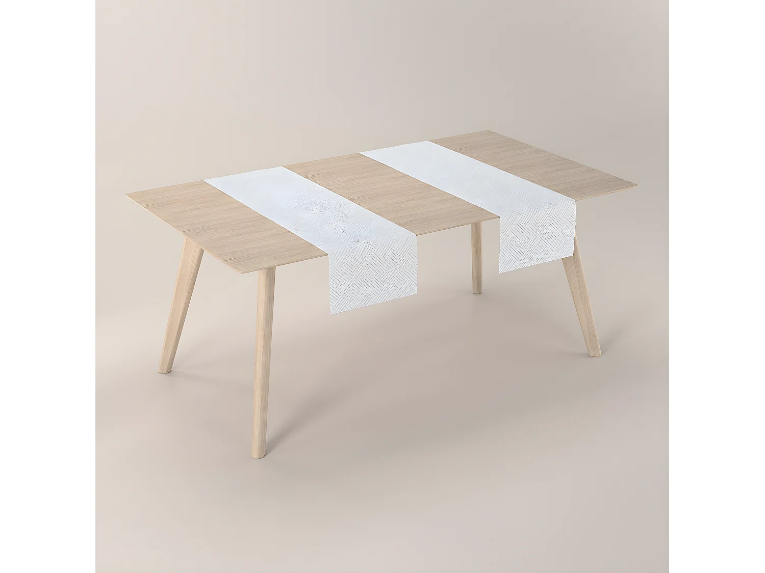 TISCHLÄUFER Sunny, grau, 40x130 cm