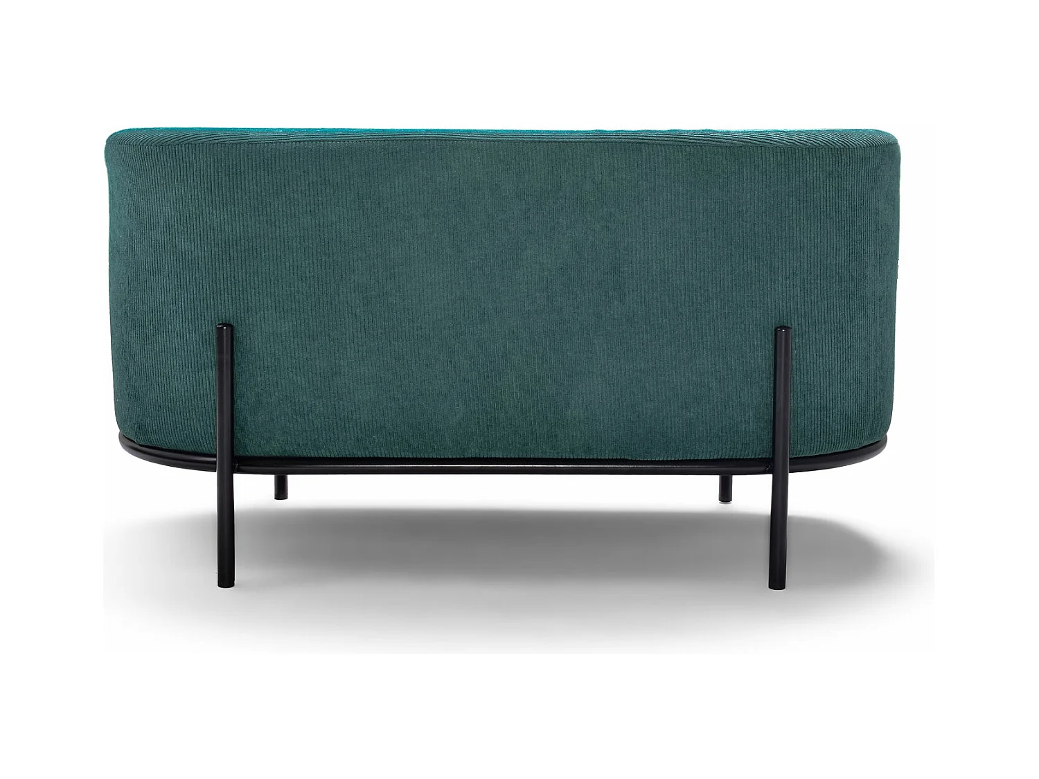 LIPSIA VELVET - Puf ovalado de pana