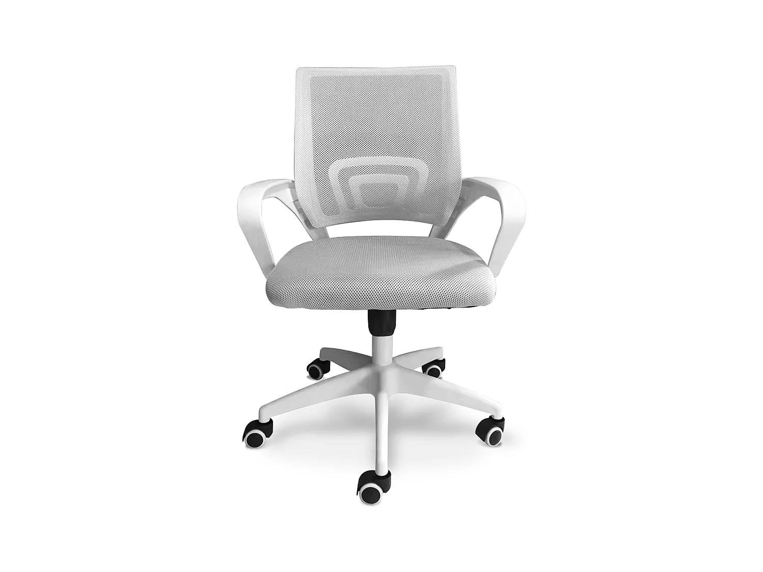 Lara - Sedia Ufficio Ergonomica Altezza Regolabile Ruote Bianco