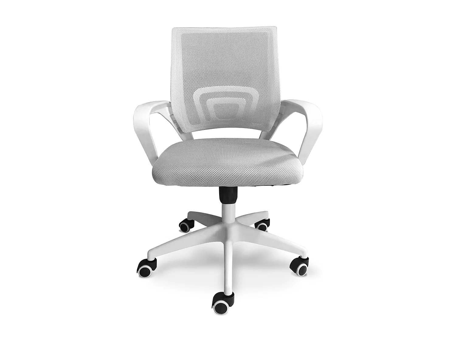 Lara - Sedia Ufficio Ergonomica Altezza Regolabile Ruote Bianco