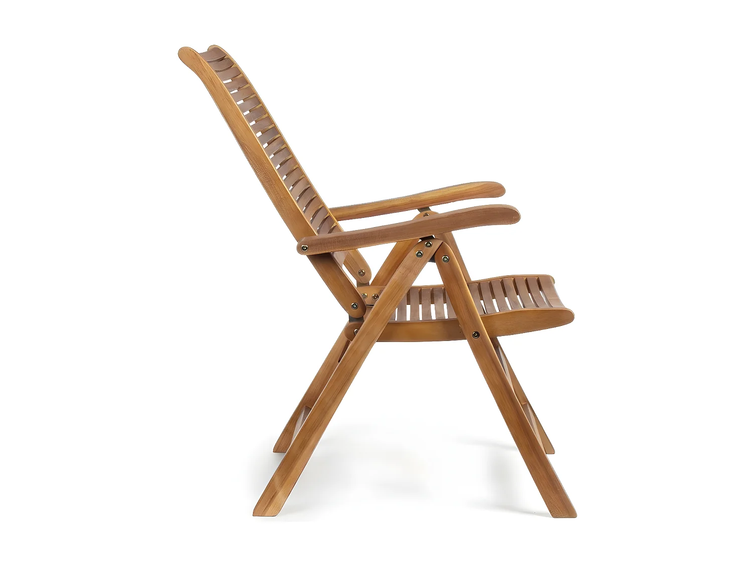 Fauteuil de jardin en acacia inclinable - CANCALE