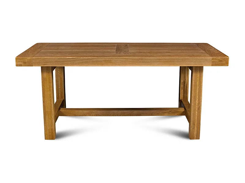 Table de ferme campagnarde bois chêne massif L180 - LA BRESSE