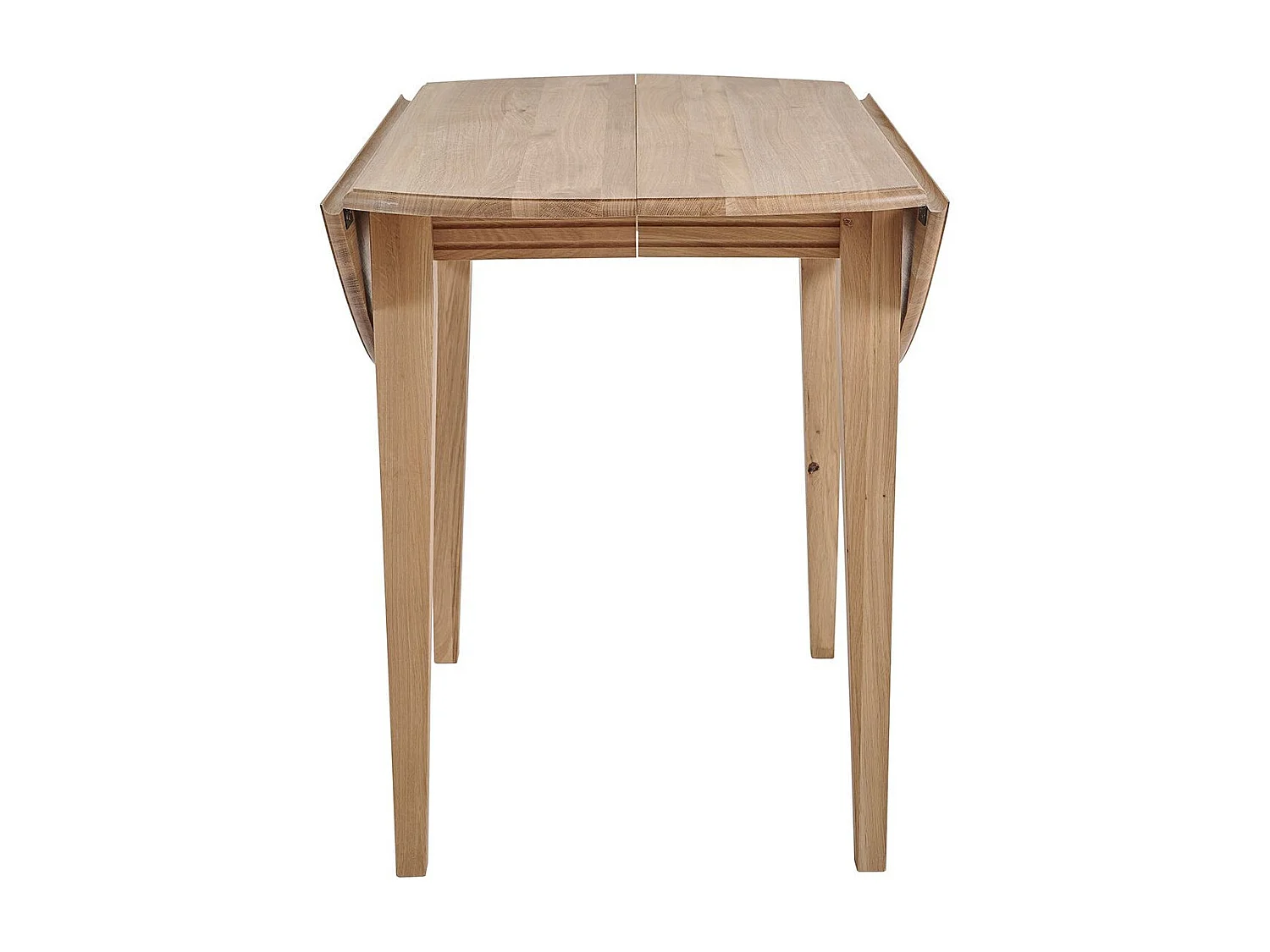 Table ronde à volets en chêne massif  D105 - VICTORIA