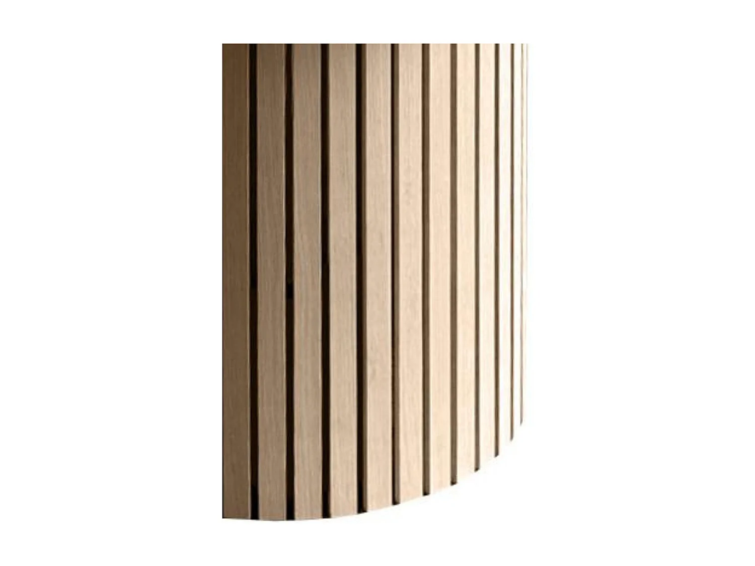 Table de salle à manger ronde en chêne blanchi D120 - LIAC