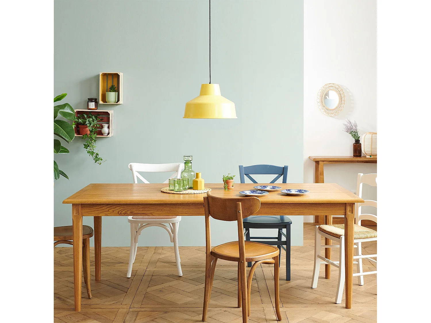 Table campagne en chêne massif L200 - KATELL