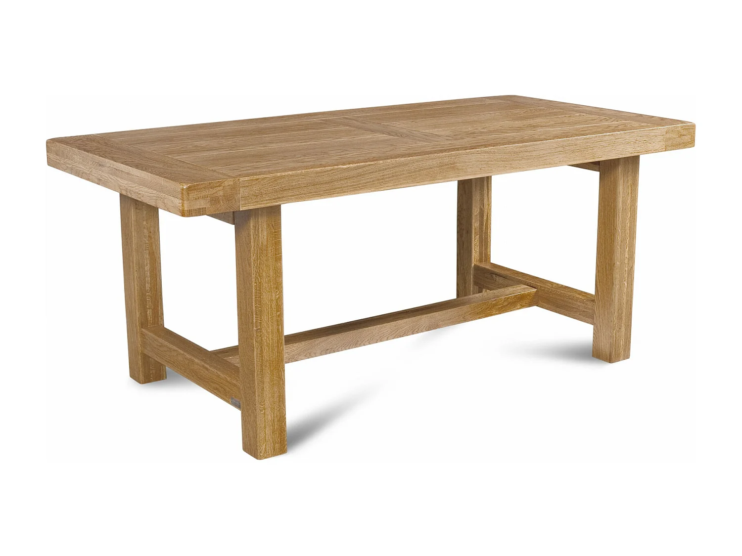 Table de ferme campagnarde bois chêne massif L180 - LA BRESSE