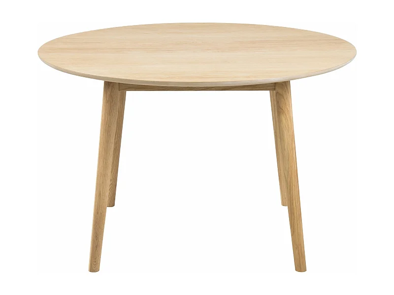 Table ronde en bois clair L120 - NOGANA