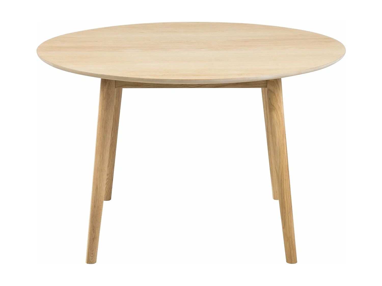 Table ronde en bois clair L120 - NOGANA