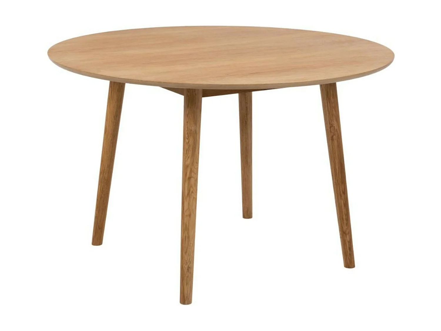 Table ronde en bois clair L120 - NOGANA