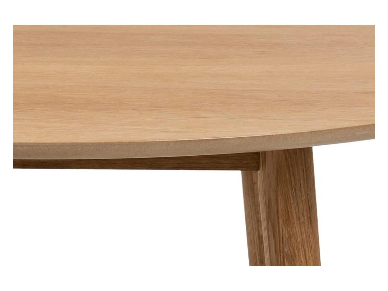 Table ronde en bois clair L120 - NOGANA