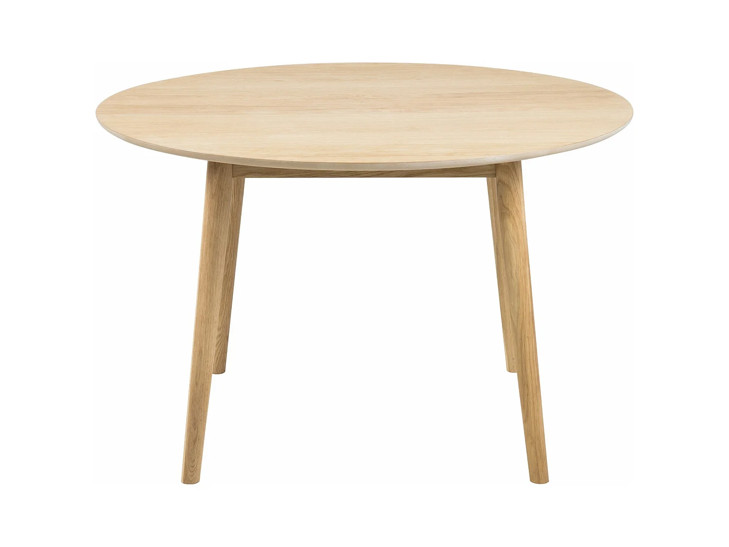 Table ronde en bois clair L120 - NOGANA